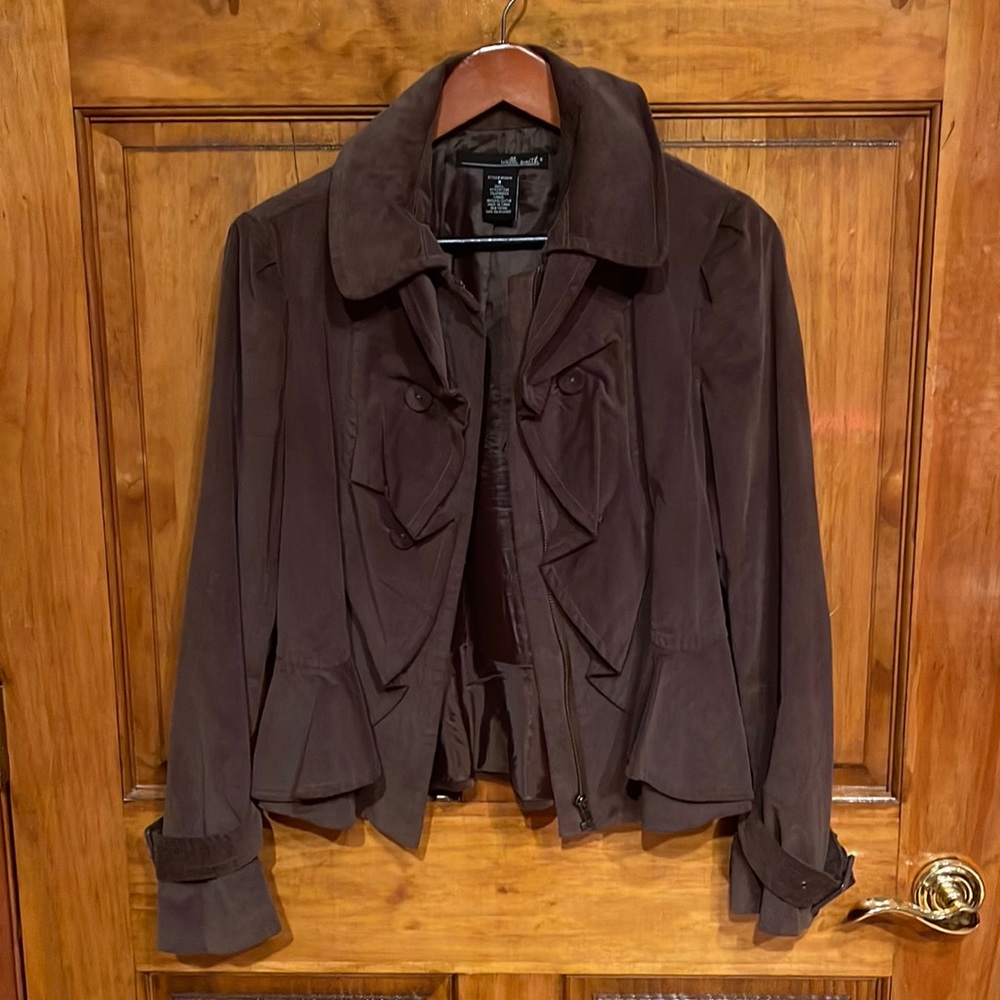 Willi Smith Brown Corduroy Jacket- Size 8 (small)🤎